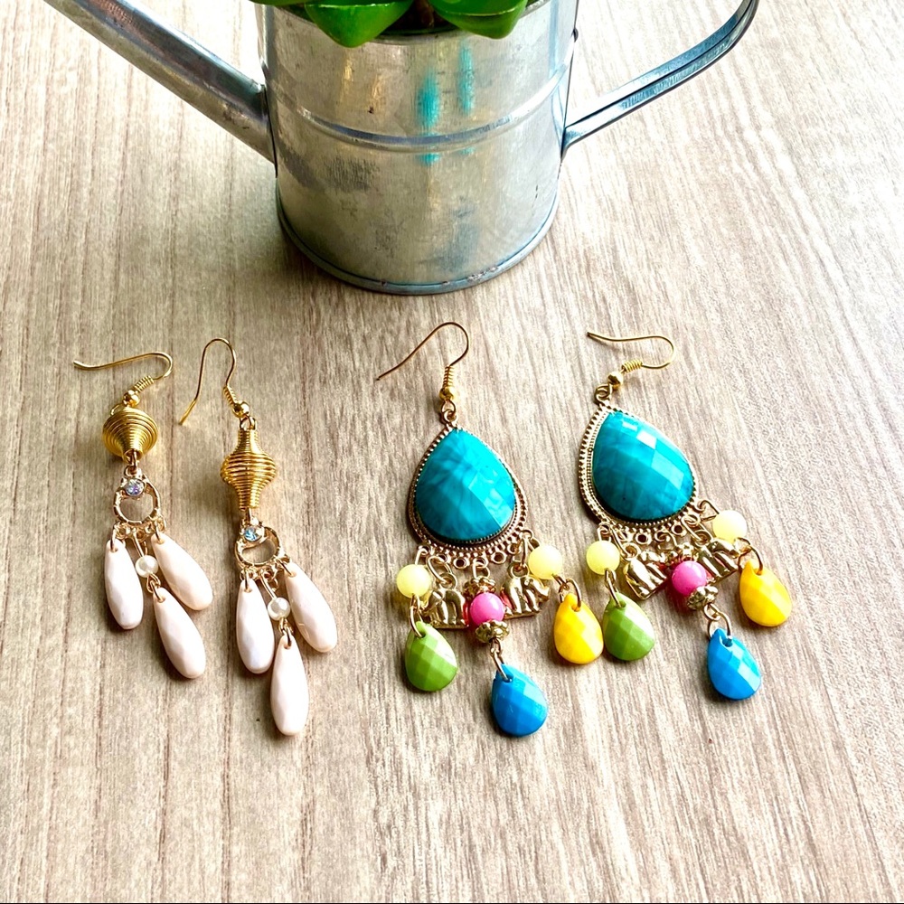 Earrings BOHO /2 pair-NEW